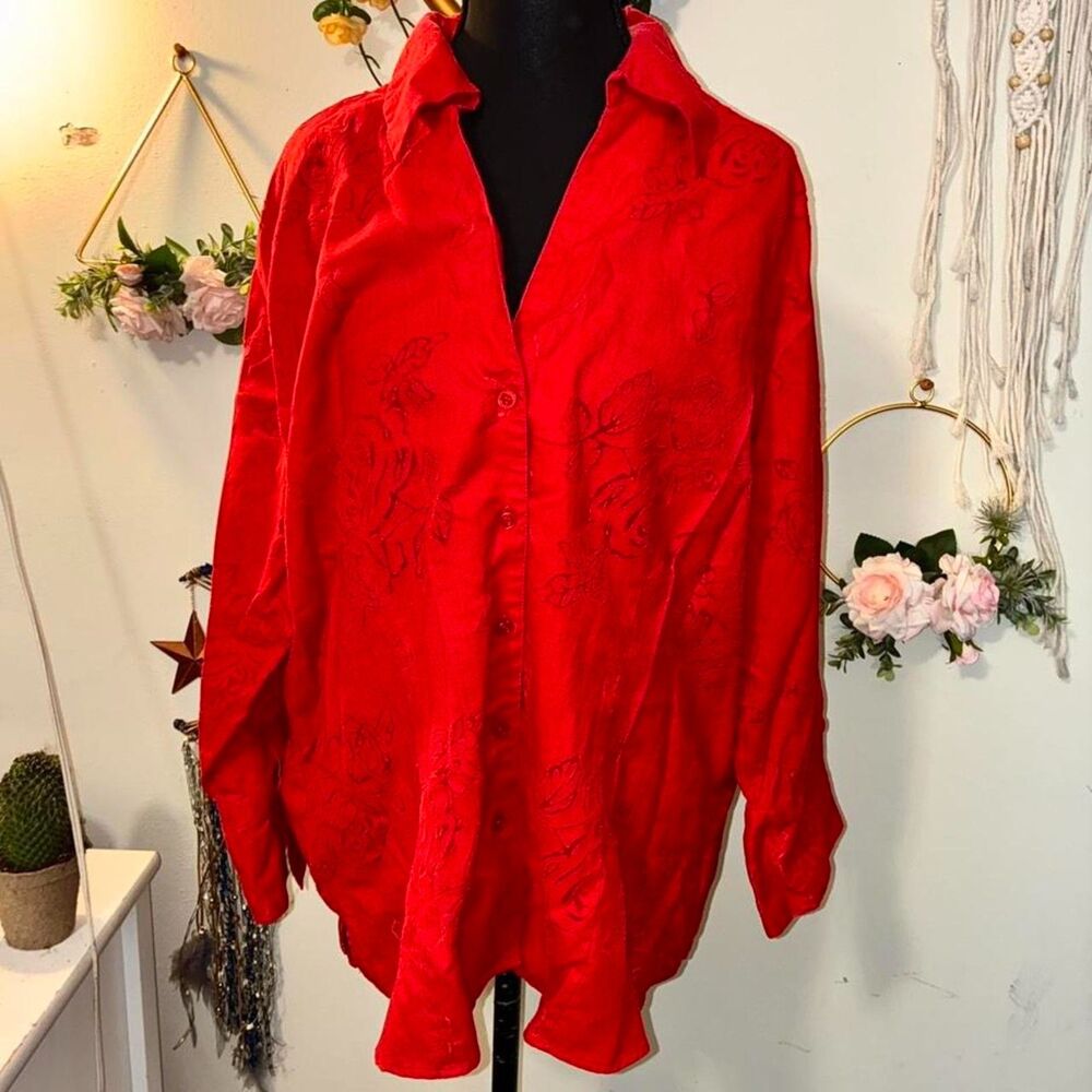 Harve-benard Women's Red Blouse